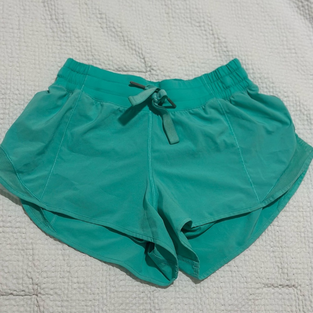 Women's Lululemon Teal Athletic Shorts